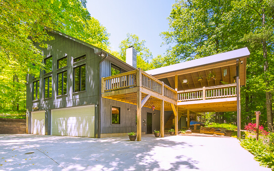 Deck from Below